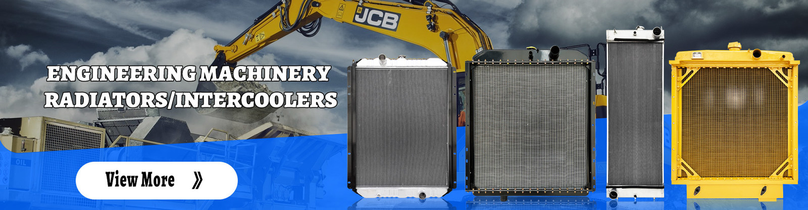 Radiador de la niveladora