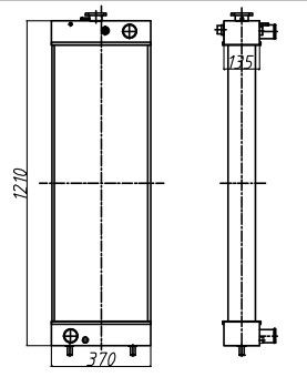 SK320LC-8 radiador de aluminio SK320-8 SK330LC-8 SK330-8 SK350LC-8 SK350-8 SK400LC-8 SK400-8 LC05P00043S001 LC05P00043S034