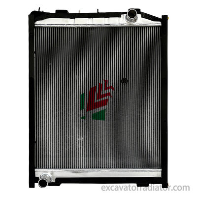 Jinlong Autobús radiador de refrigeración B5J montaje de aluminio Sistema de refrigeración del motor del automóvil de pasajeros Tanque de agua para el autobús