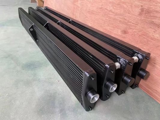 Tipo de aluminio de la aleta de la placa de la asamblea del radiador de la niveladora de Carter D6H