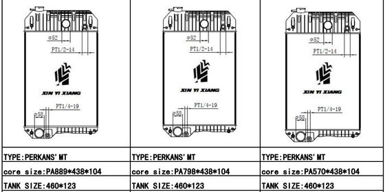 Planta flexible de Perkins Generator Radiator For Manufacturing