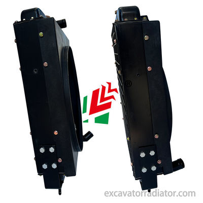 Radiador de excavadora Weichai | Pieza de refrigeración de repuesto de calidad comercial.