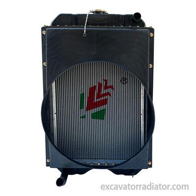Radiador de maquinaria de ingeniería para Weichai K4105 elevada derecha izquierda curva DF38 maquinaria pesada refrigerador accesorios