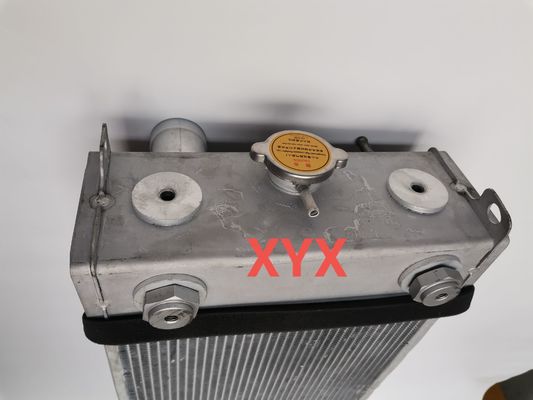 Radiador de excavadora Komatsu PC200-8 | Conjunto del sistema de enfriamiento con núcleo de aluminio | Radiador de tubo de 4 filas