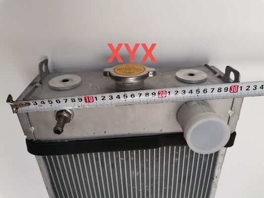 Radiador de excavadora Komatsu PC200-8 | Conjunto del sistema de enfriamiento con núcleo de aluminio | Radiador de tubo de 4 filas